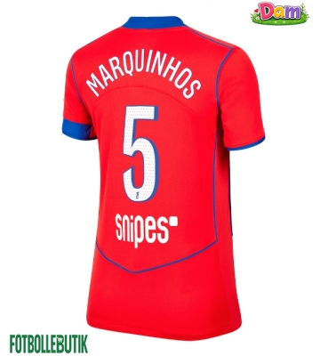 Paris Saint-Germain Marquinhos #5 Tredje Tröja Kvinnor 2025-26 Kortärmad